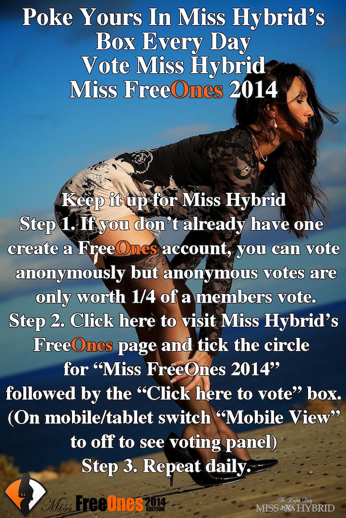 Miss Hybrid video reminder, Miss Hybrid, Miss FreeOnes 2014