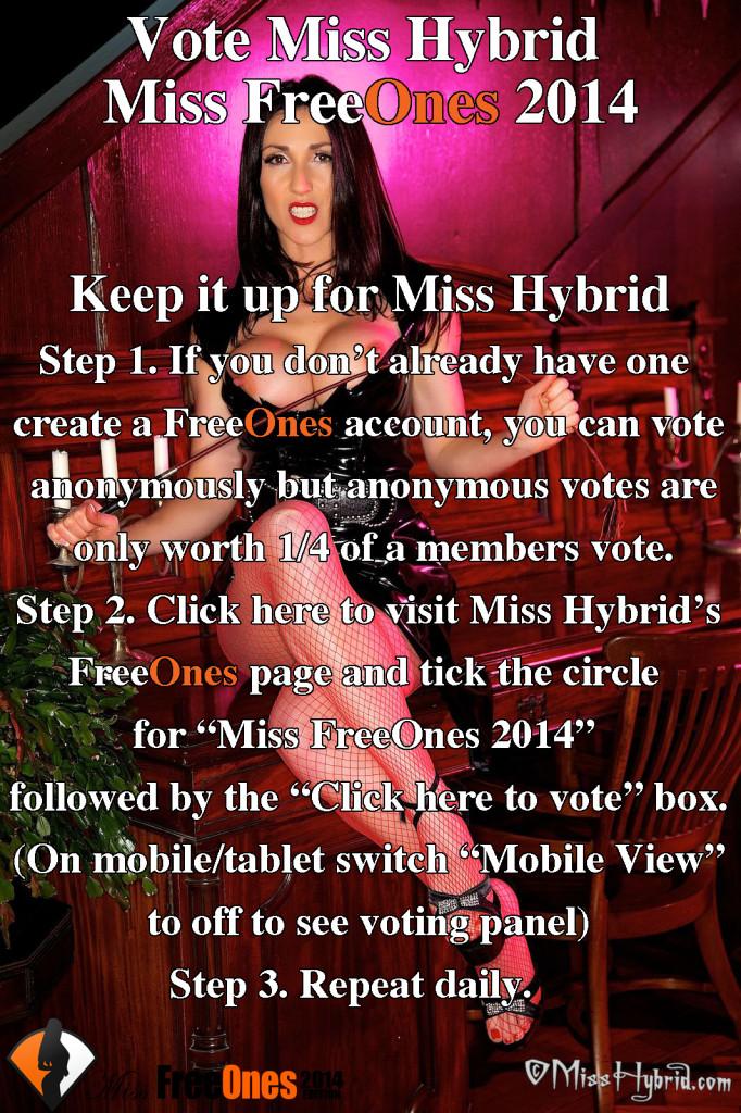 Miss Freeones vote Miss Hybrid, miss freeones 2014
