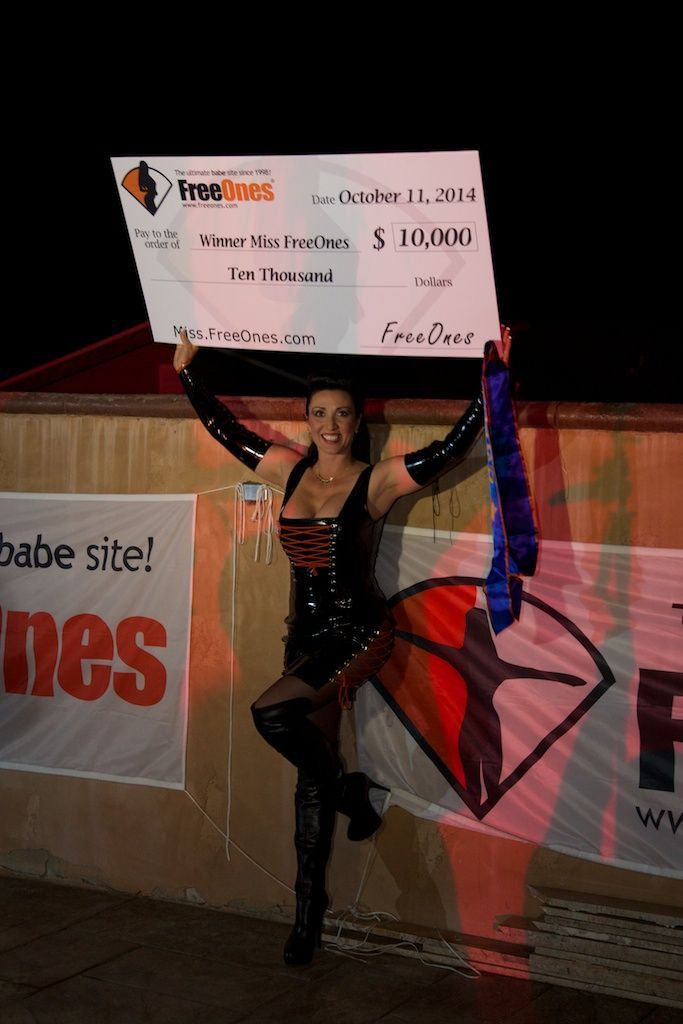 Miss Hybrid Is Miss FreeOnes 2014, Miss Hybrid, FreeOnes party